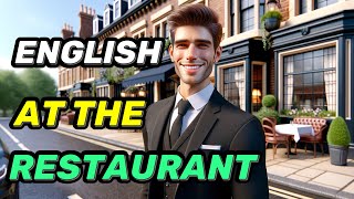 At the Restaurant (ordering food) - English Conversation Practice - Improve Speaking Skills