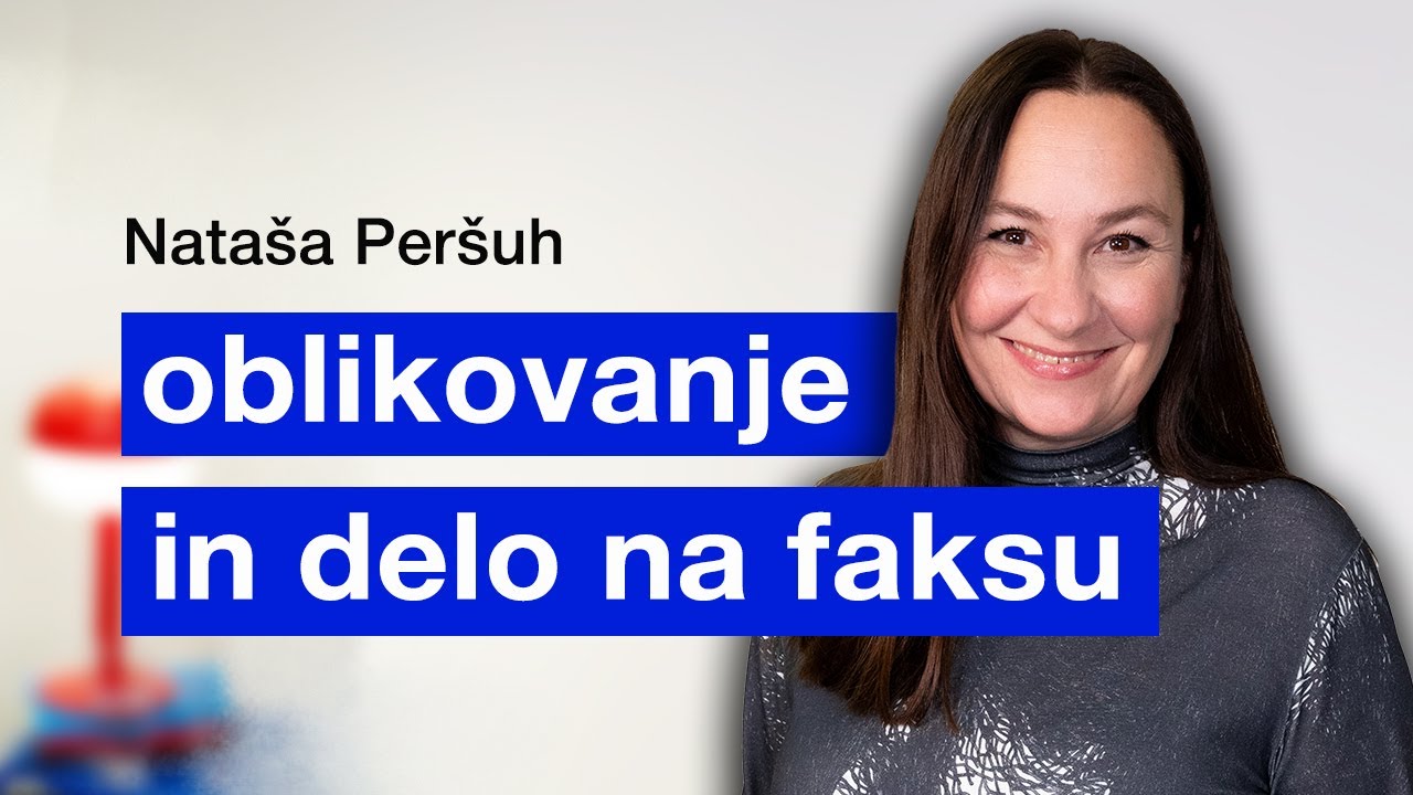 Kakšnega oblikovalca izuri fakulteta in kako poučujejo modo? - Nataša Peršuh | KDO DELA MODO #8