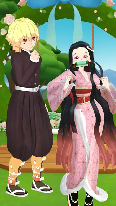 Zenitsu x Nezuko❤️#demonslayer #kimetsunoyaiba #nezuko #zenitsu #love #memes#anime#animation #edit