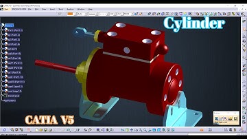 Twin Engine Design  In Catia | Cylinder | Advanced Assembly | CATIA TUTORIALS