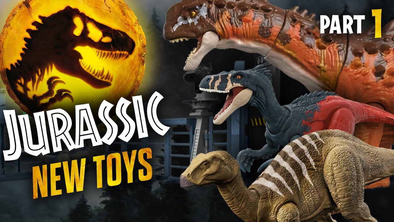 NEW WAVE 2 Jurassic World Dominion Toy Reveals Part 1 — Mattel Summer 2022  / collectjurassic.com - YouTube