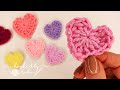 How to crochet a heart in just 2 minutes 