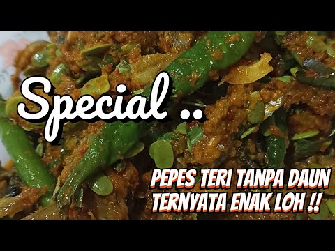 Pepes Ikan Teri Tanpa Daun Pisang