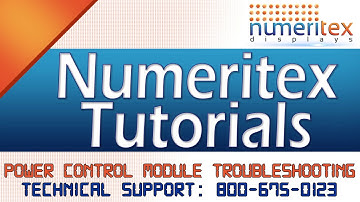 Numeritex Power Control Module Troubleshooting Tutorial