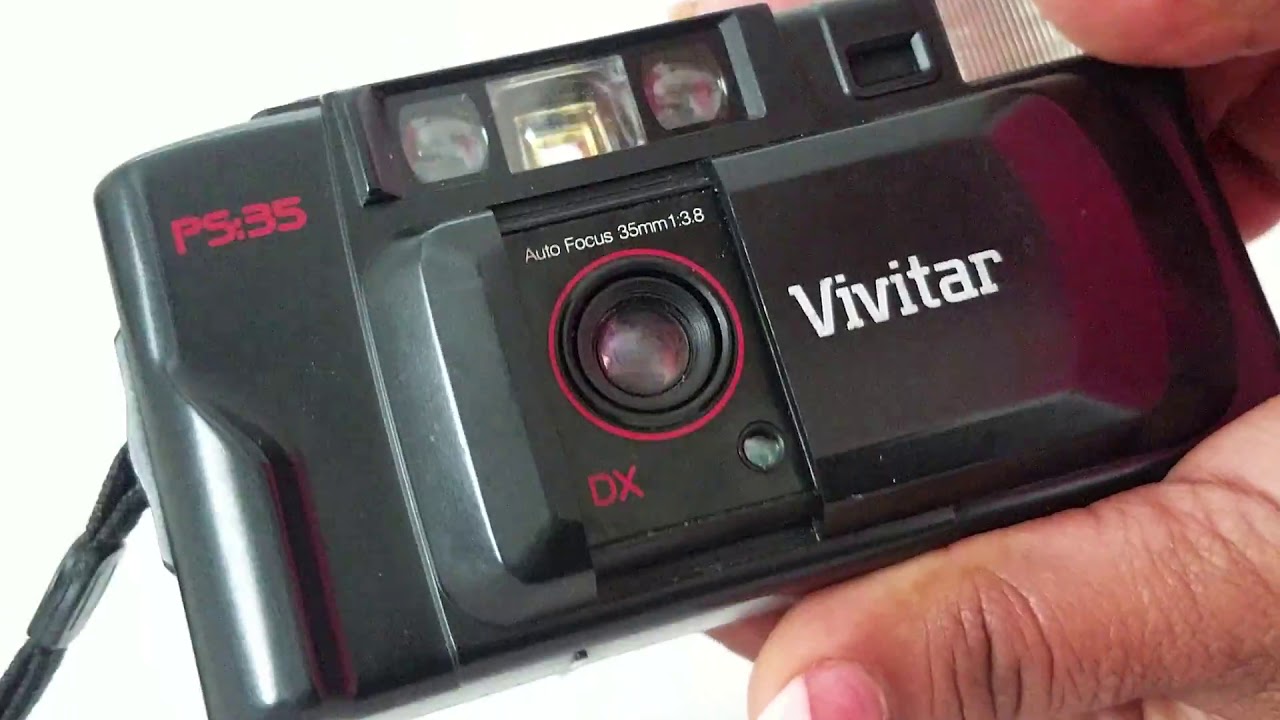 Vivitar PS 35 PS35 35mm Film Point & Shoot Camera Demo Video YouTube