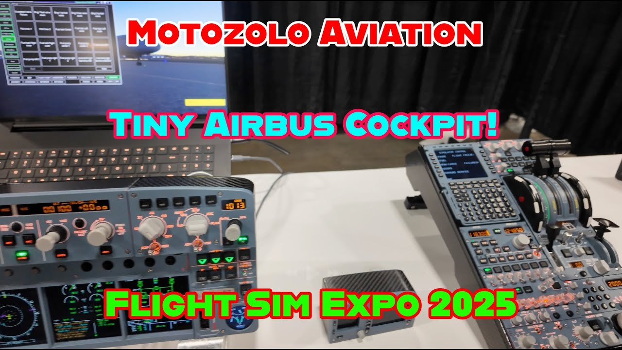 Motozolo Aviation | Flight Sim Expo 2025 | Tiny Airbus Cockpit