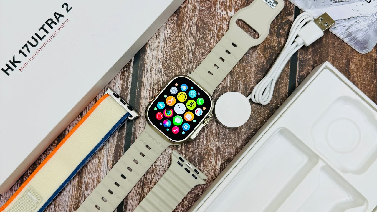 New HK17 Ultra 2 Smartwatch – 2.3” Super AMOLED & 3 Straps!⚡️ - YouTube