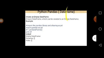 Class XII  Informatics Practices  11-02 -2021 by Mr  Praveen Singh Dataframe