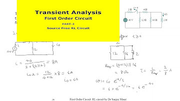 Transient Analysis|First Order Circuit|PART-2| RL Circuit