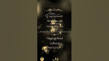 ☪ Royal Wedding Invitation Video || Muslim WhatsApp Invitation || m7 Invitations