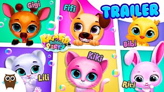 Kiki & Fifi Bubble Party 🎁 Get Ready with Your Fave Virtual Pets | TutoTOONS screenshot 1