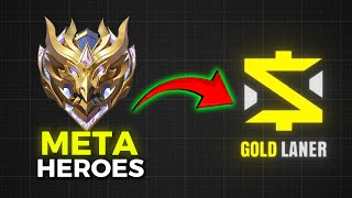 GOLD LANE META HEROES 2026 (MLBB) MOBILE LEGENDS