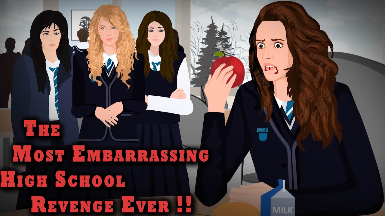 The Most Embarrassing High School Revenge Ever !! Animated Stories ...