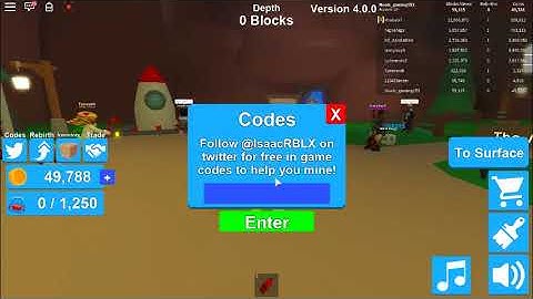 4 code 1 expired in [⛏️ UPDATE] Mining Simulator