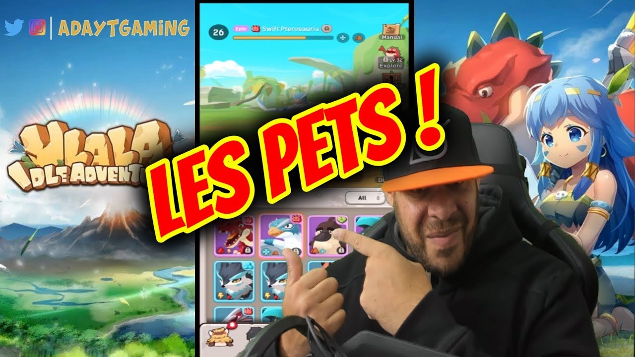 COMMENT FONCTIONNE LES PETS ULALA IDLE AVENTURE YouTube
