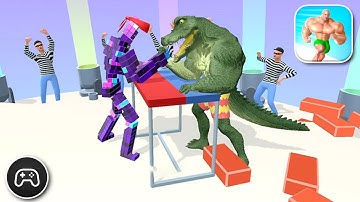 Muscle Rush: Smash Running - Gameplay Walkthrough Part 58 - Game Levels 272-275 (iOS, Android)