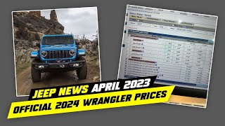 Official 2024 Jeep Wrangler Prices | Jeep News April 2023