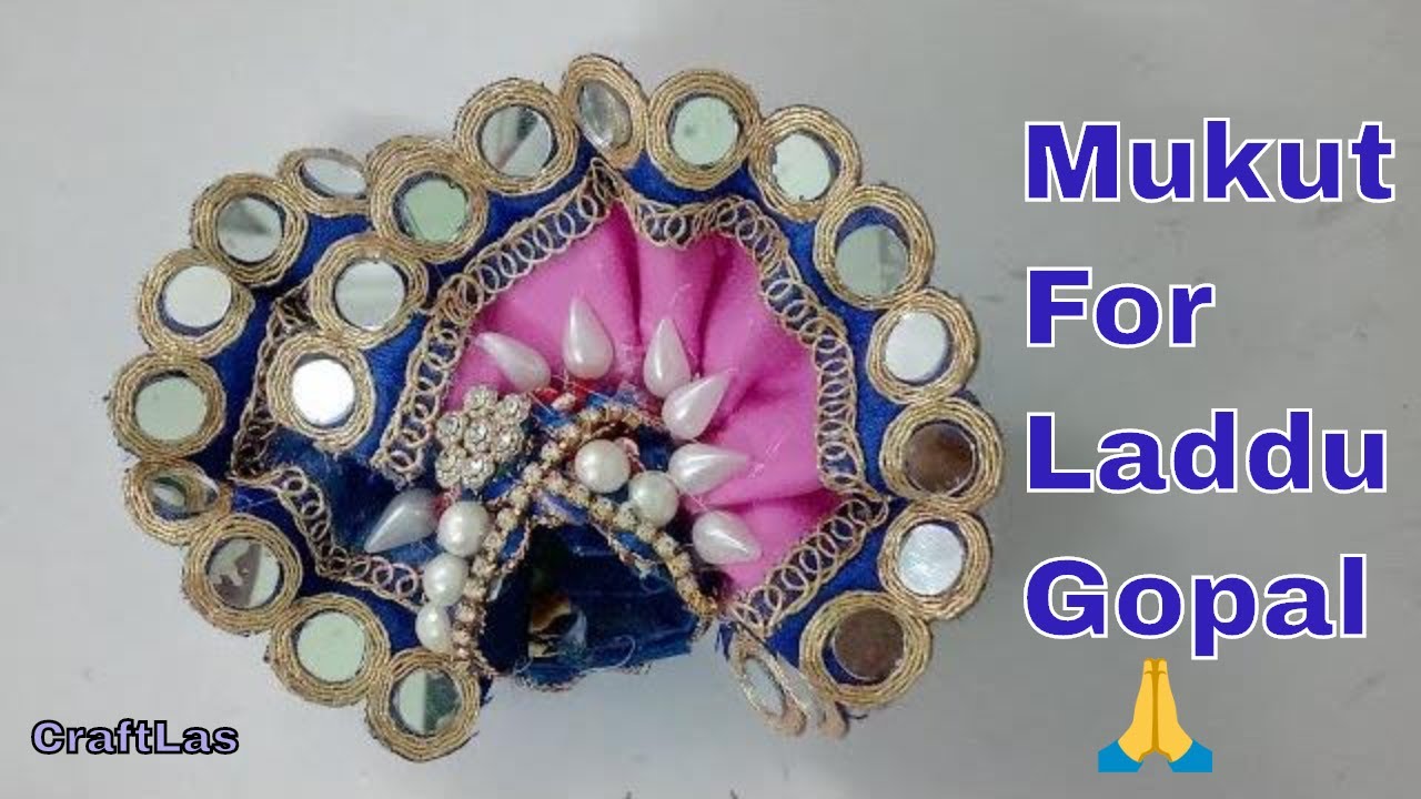 Heavy Mukut/Pagh Making For Laddu Gopal | CraftLas