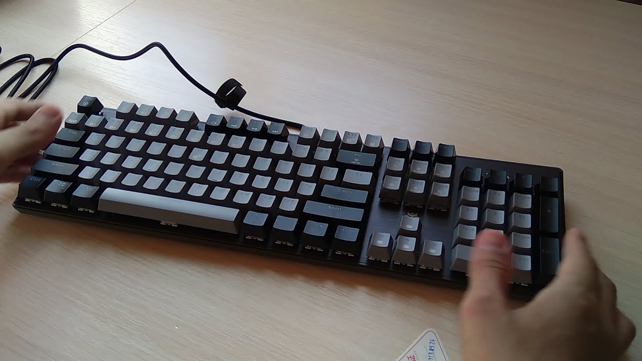 Распаковка и краткий обзор механической клавиатуры с Алиэкспресс Hexgears GK715
