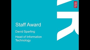 13. British Library Staff Award 2018 Presentation
