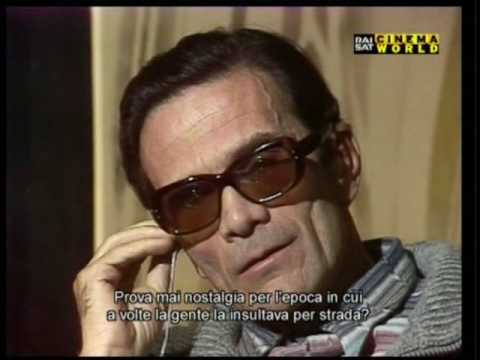 L'ultima intervista a Pier Paolo Pasolini, 31 Ottobre 1975.