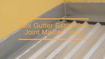 Master Flash® Box Gutter Expansion Joint - Installation Video