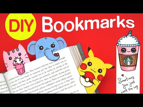 How to Make a Bookmark Cute and Easy - DIY Cute Paper Craft