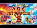 ABC Firefighter Song 🚒 | A to Z Fire Safety Alphabet Song for Kids | Happy ABC Songs