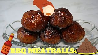 EASY BAKED TURKEY BBQ  MEATBALLS RECIPE : QUICK RECIPE