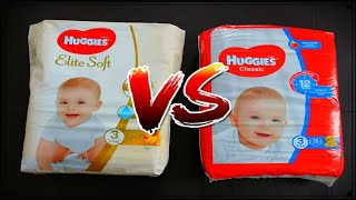 | HUGGIES Elite Soft VS. HUGGIES Classic | Тест-обзор |