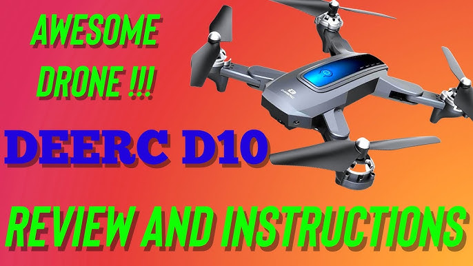 Deerc D10 1080P FHD FPV Live Video Drone with Camera – VIPOutlet