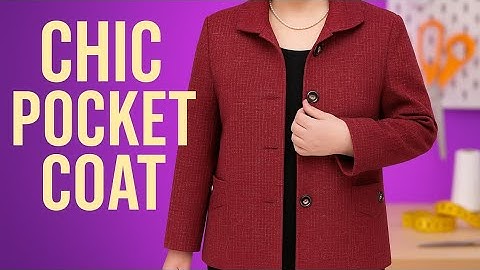 Jacket & Coat Pattern | Full Draft That Feels Designer-Made