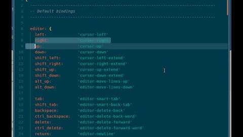 Line motion in the Howl editor