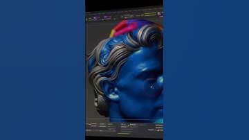 #hairstyle #sculpture #3dart #3dartist #3dprinting #3d #zbrush #sculpting #3dmodeling