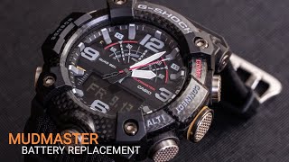 HOW TO CHANGE BATTERY CASIO G-SHOCK MUDMASTER GG-B100