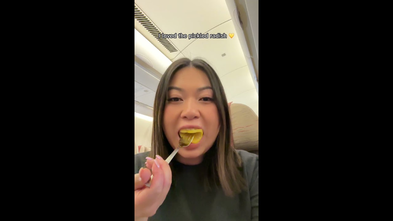 What I ate on my flight from Sydney to Seoul South Korea 