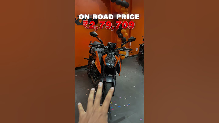 KTM 250 Duke: On-Road Price In India