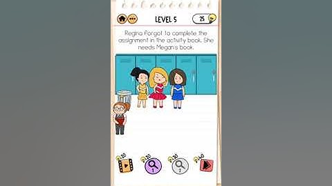 Brain Test 2 Crazy High School Level 05 Walkthrough Solution and Answer By AMQ Gaming