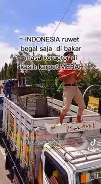 story wa 30 detik sopir truk saat demo