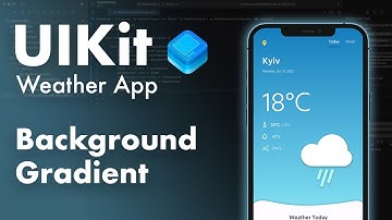 UIKit Weather App - Background Gradient View