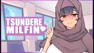 TSUNDERE MILFIN - PC gameplay - Naughty match-3 visual novel screenshot 5