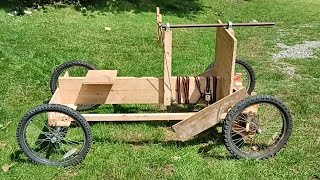 A New Chassis Design For The Wooden Car – And A Steering Wheel ...