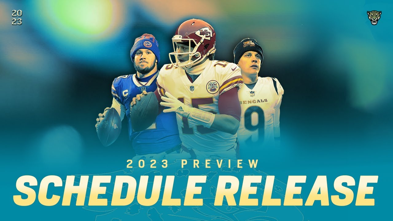 Jaguars 2023 Schedule Release Preview - YouTube