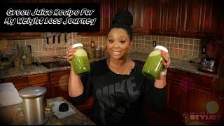 Green Juice Recipe For My Weight Loss Journey