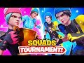 I Hosted a SQUADS ONLY Tournament for $100 in Fortnite... (most intense ending)