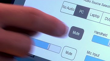 Using a lectern microphone at The University of Sydney