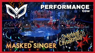 Christmas Night Cow Sings "What Christmas Means To Me" | The Masked Singer | Season 10