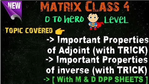 matrix class-4 || IPU, DTU, UPLEET, PULEET, SLIET,Haryana Leet || online YT leet classes