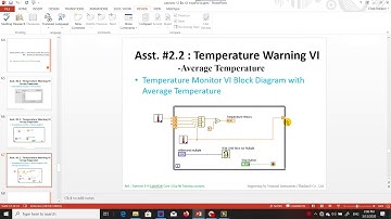 การใช้งาน LabVIEW เบื้องต้น Part 4 Training LabVIEW NPRU_12-13 March 2020