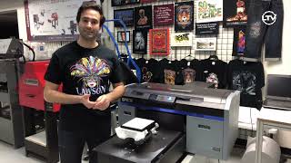 Epson SureColor F2000 Direct To Garment Printing Start to Finish